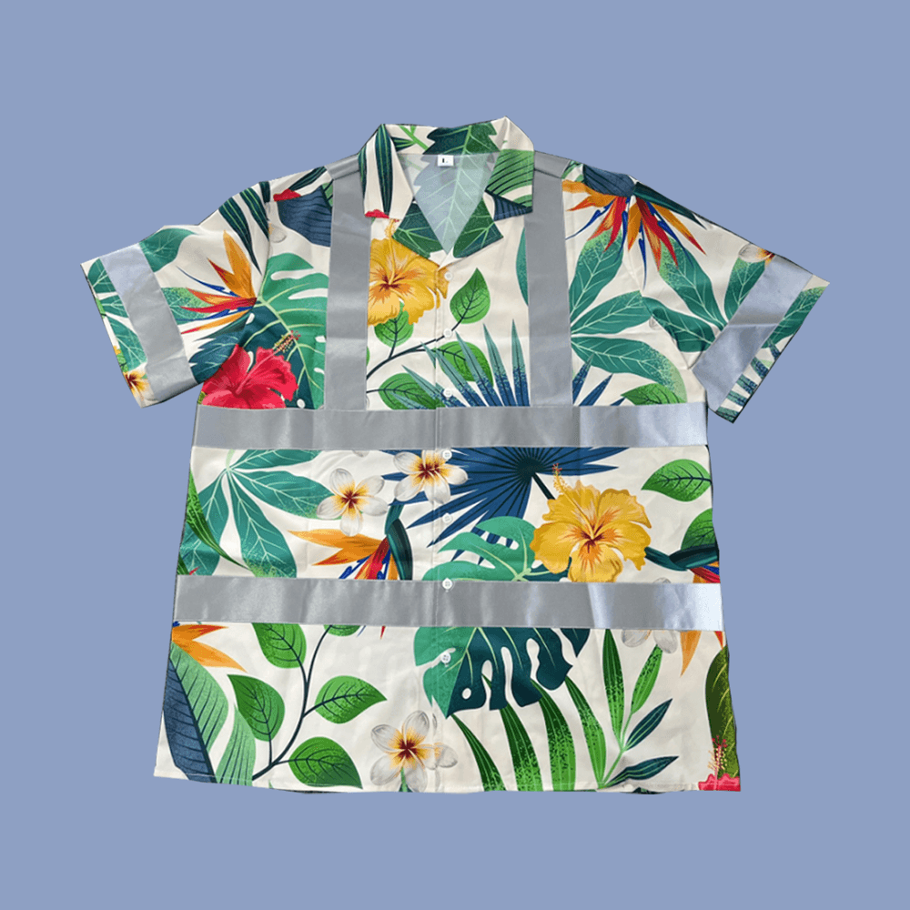 Tropical Hi Vis Hawaiian shirts